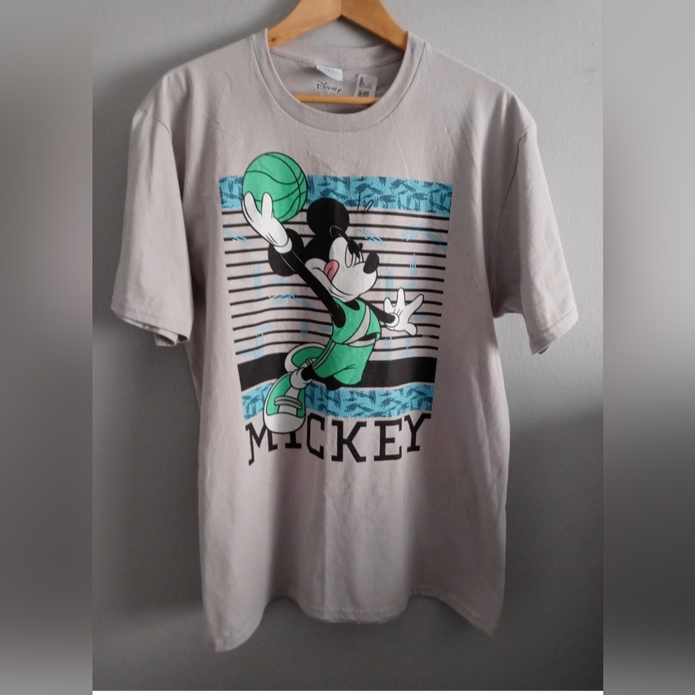 T shirt Mickey mouse Port Company gray XL brand new with out tags Clasic Fit